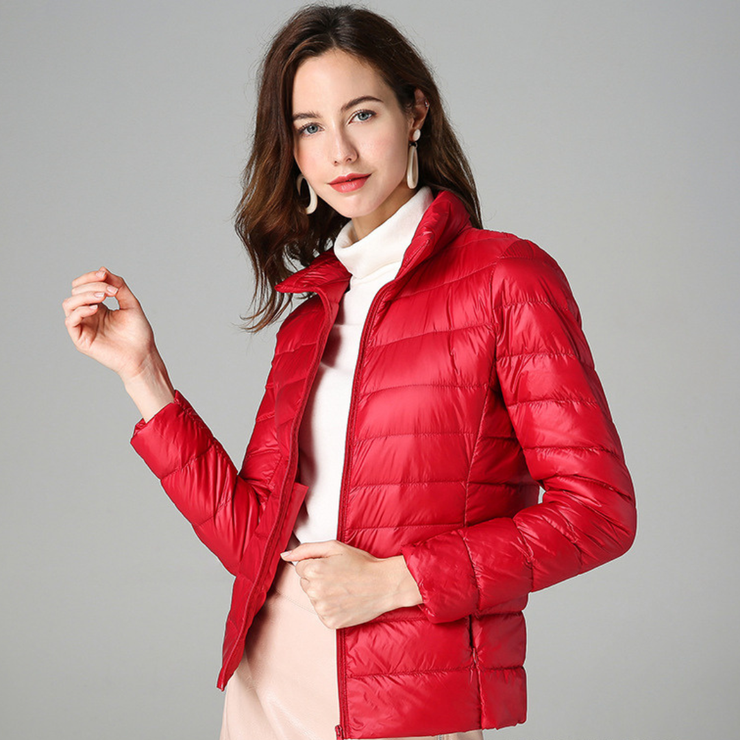 Iris - New Ultralight Jacket with White Duck Feathers