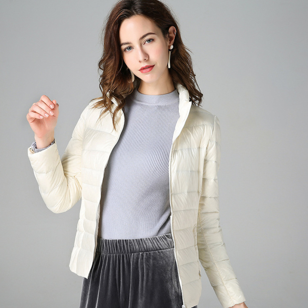 Iris - New Ultralight Jacket with White Duck Feathers