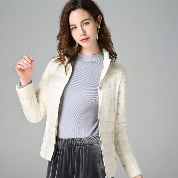 Iris - New Ultralight Jacket with White Duck Feathers