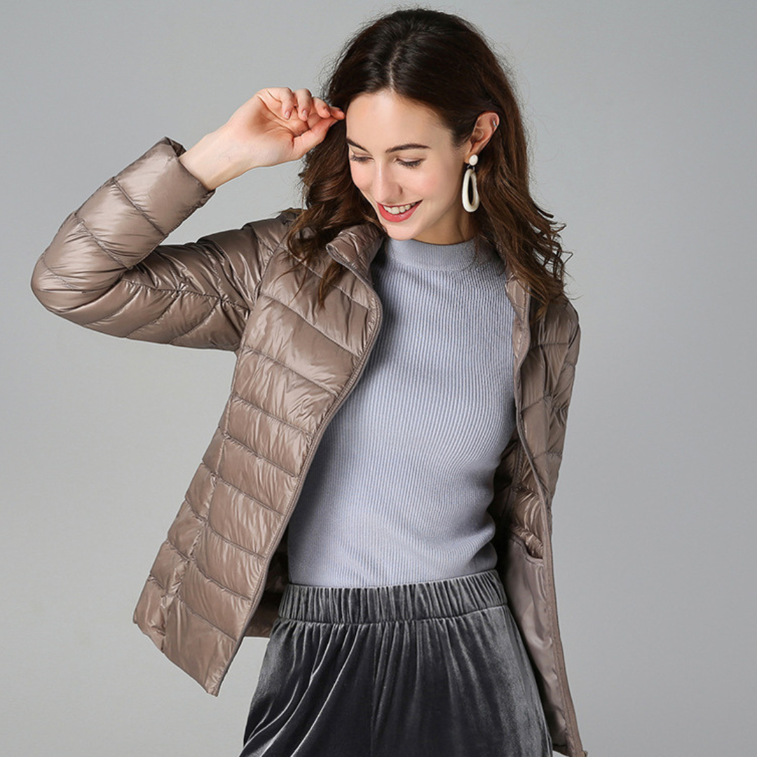 Iris - New Ultralight Jacket with White Duck Feathers