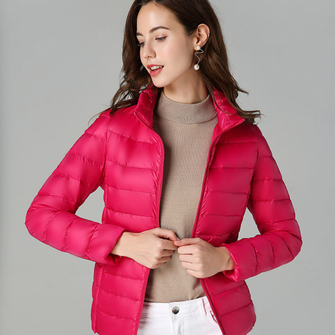 Iris - New Ultralight Jacket with White Duck Feathers