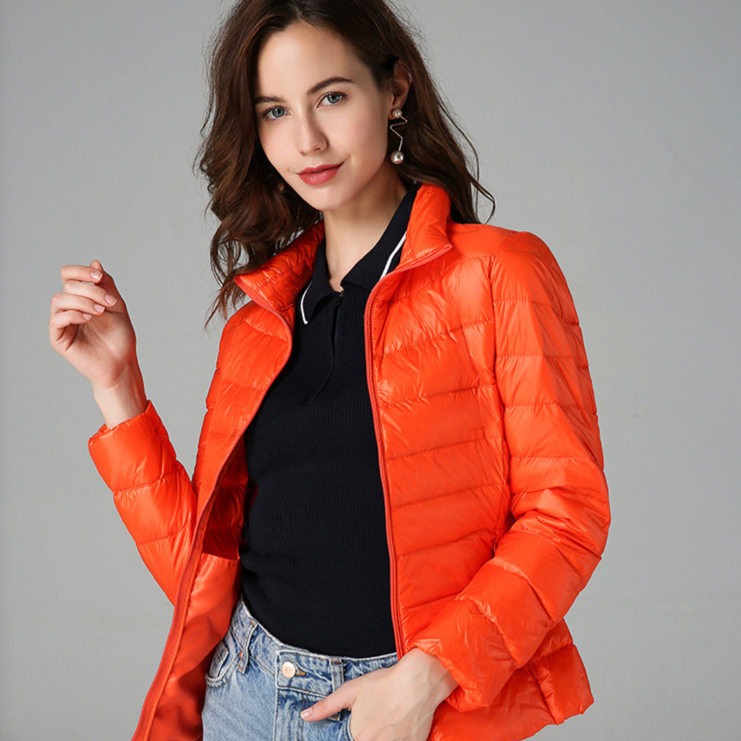 Iris - New Ultralight Jacket with White Duck Feathers