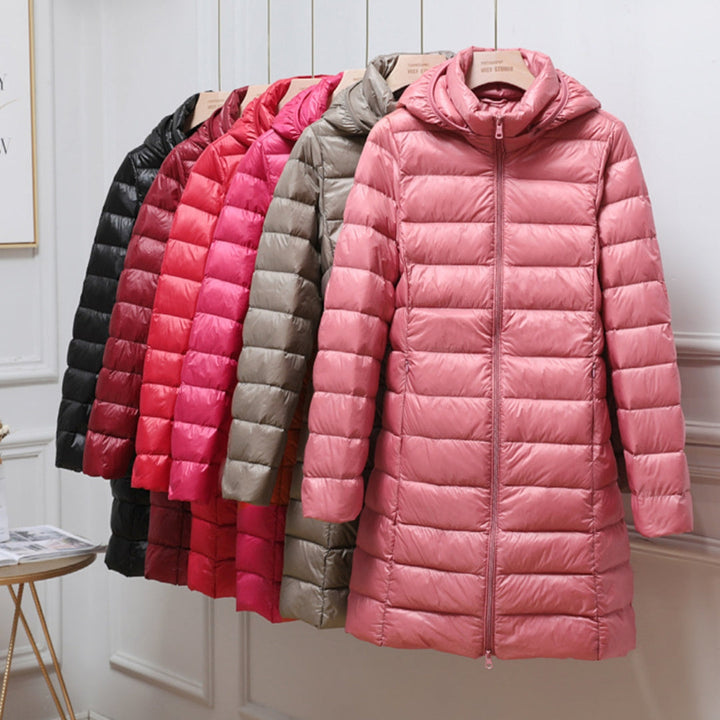 Megan - Ultralight Jacket & Long Jacket with White Duck Feathers